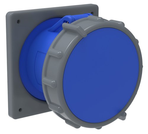 Розетка кабельная встраиваемая IEK Magnum ССИ-433 63А 2Р+PE 230В IР67 синий фото Розетка кабельная встраиваемая IEK Magnum ССИ-433 63А 2Р+PE 230В IР67 синий картинка